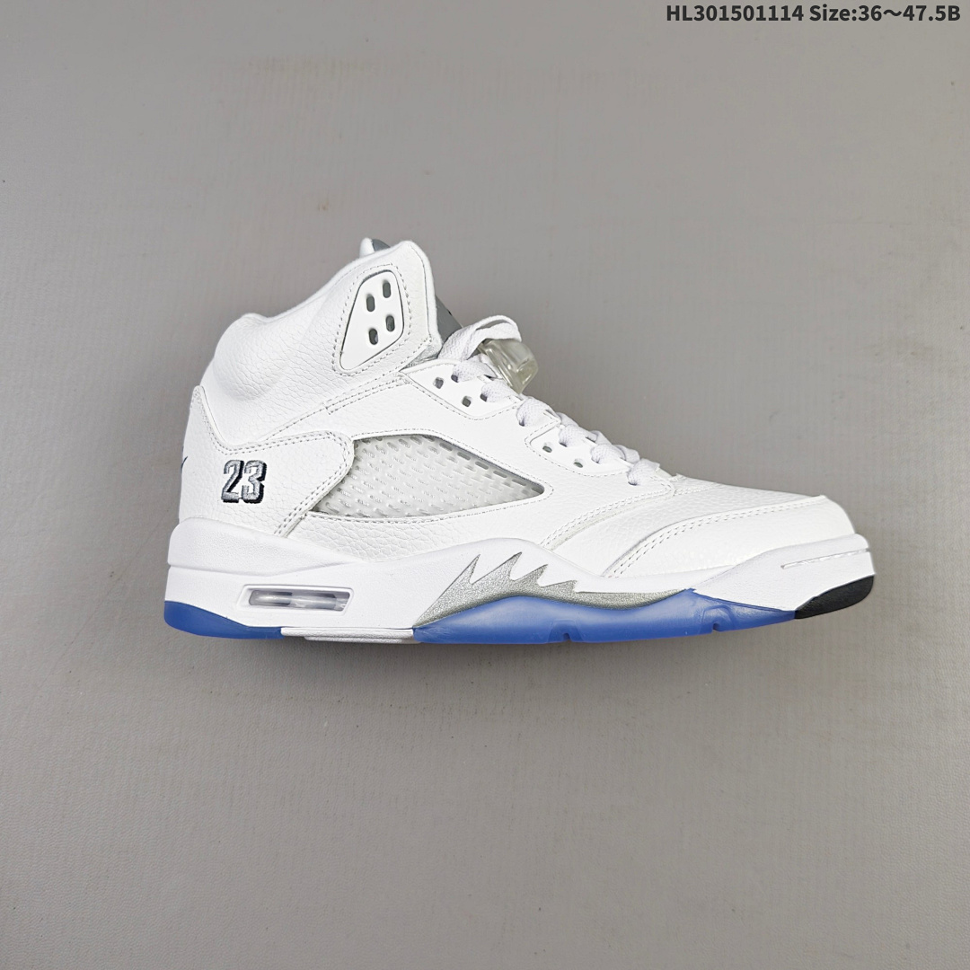 Air Jordan 5 Retro "Metallic White" AJ5 5 aj5 5