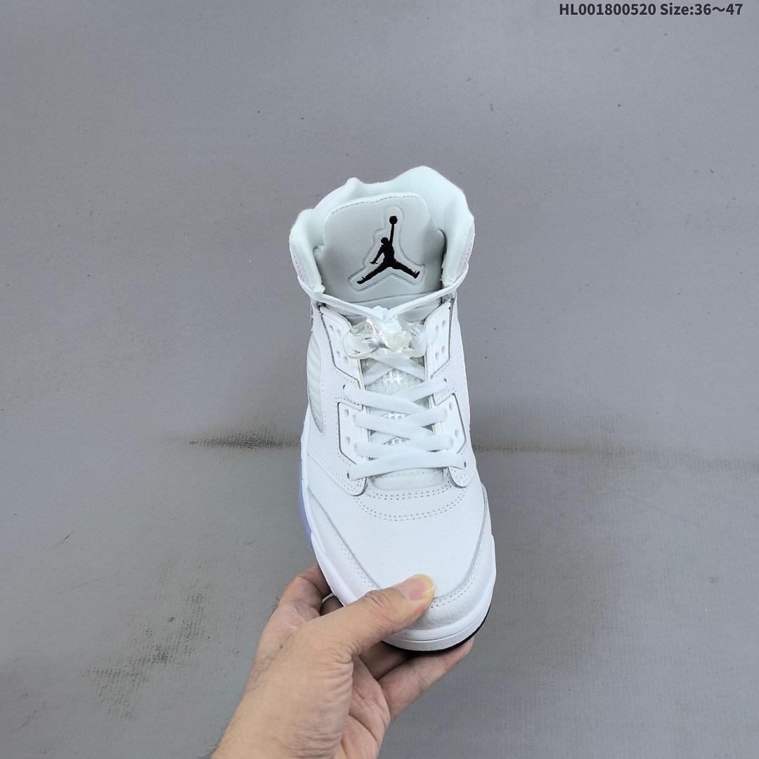 a Air Jordan 5 Retro "Metallic White" AJ5 5 aj5 5 - foto 5