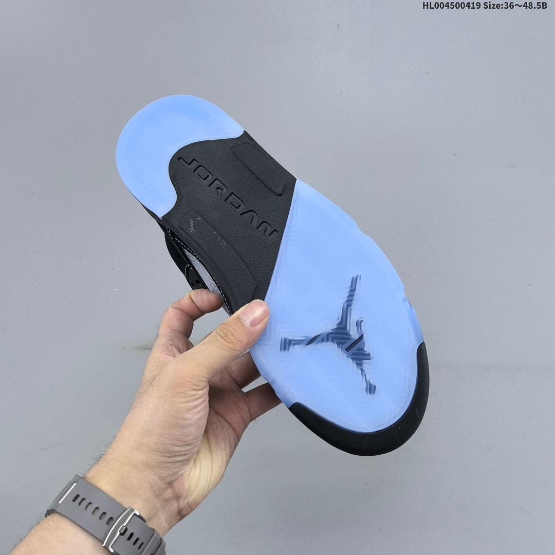 Air Jordan 5 Retro "Black University Blue" AJ5 5 aj5 5 - foto 7