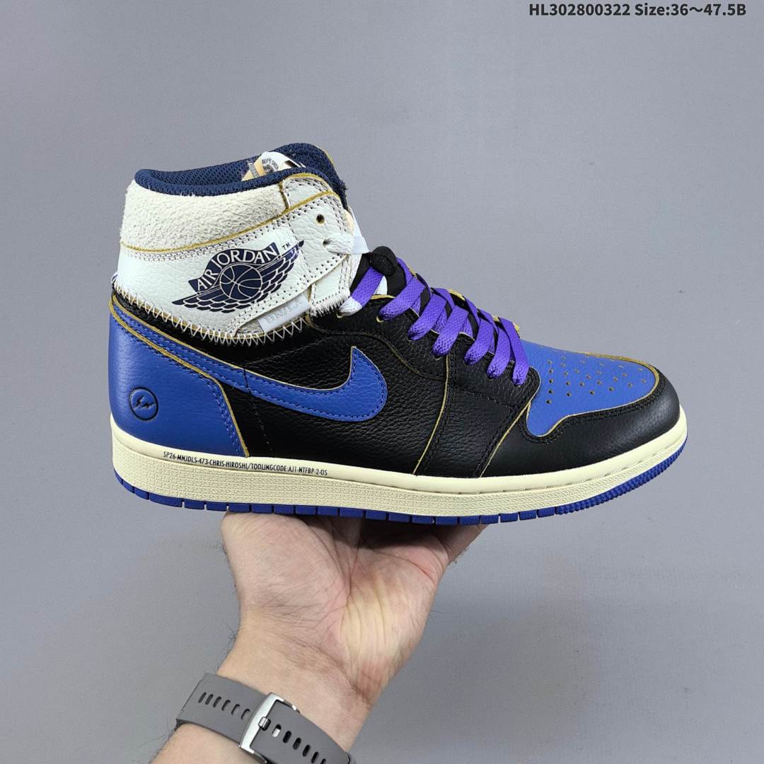 Union LA x Fragment Design x Air Jordan 1 Retro High OG "Sport Royal" A - foto 2