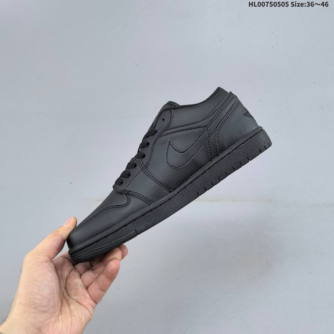 Air Jordan 1 Low "Triple Black" AJ1 1 aj1 1 Air Jordan 1 " - foto 4