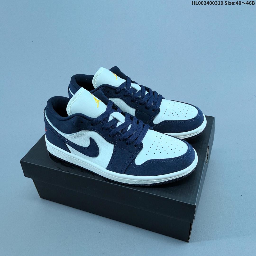 Air Jordan 1 Low "Obsidian Suede" AJ1 1 aj1 1