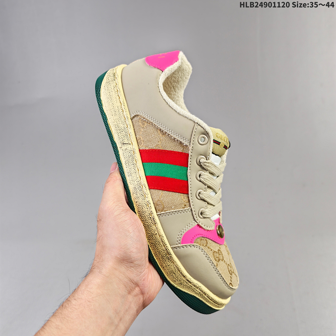Gucci Gucci Distressed Screener sneaker Gucci HLB24901120 Size:3 - foto 11