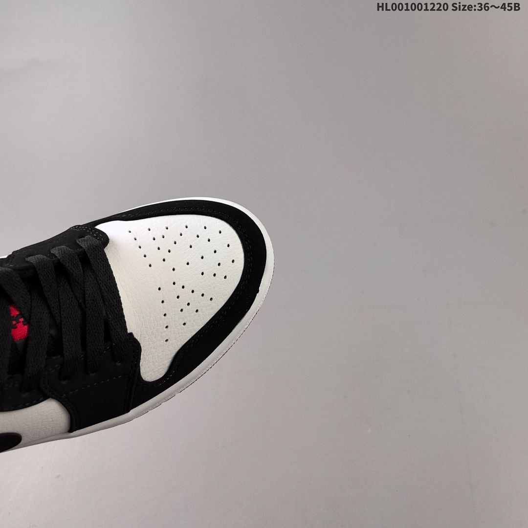 Air Jordan 1 Low "Black Toe" AJ1 1 aj1 1 - foto 3