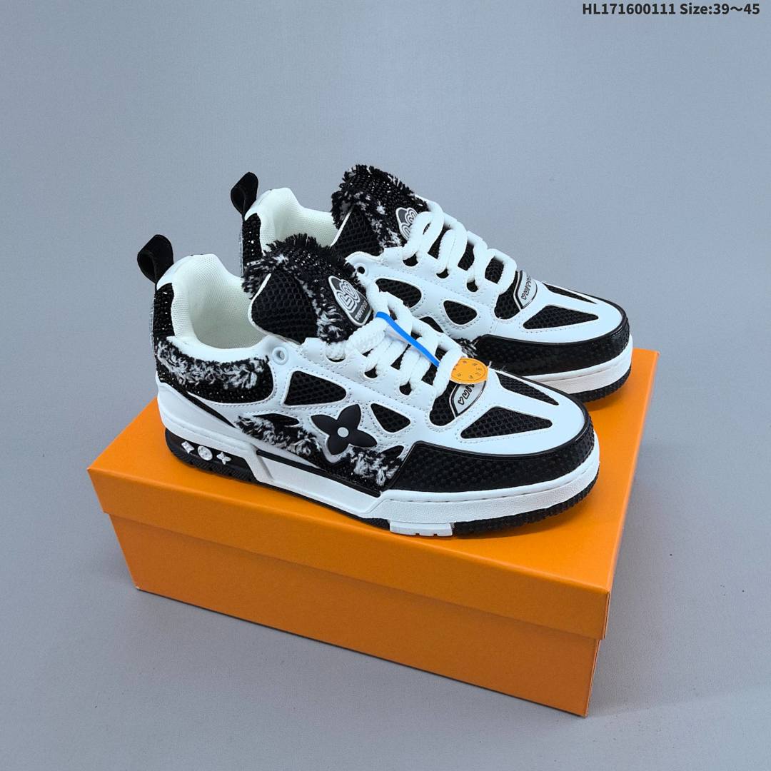 LV Louis Vuitton Trainer Sneaker Low ID HL171600111 Size 45