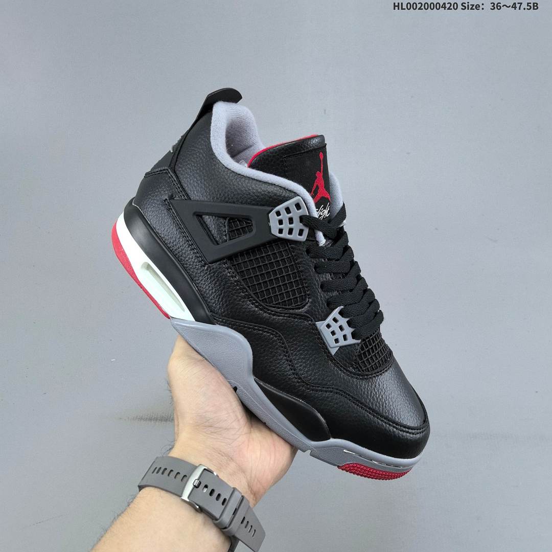 Air Jordan 4 Retro "Bred Reimagined" AJ4 4 aj4 4 - foto 3