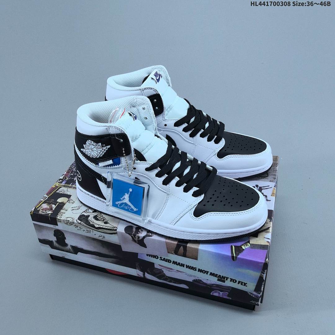 Union LA x Fragment Design x Air Jordan 1 Retro High OG "White Black" AJ1 1