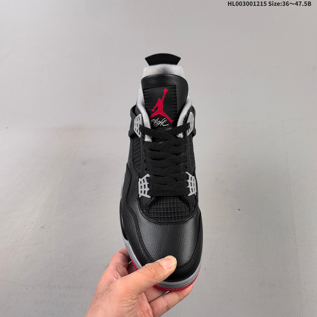 Air Jordan 4 Retro "Bred Reimagined" 2024 AJ4 4 aj4 4 2024 - foto 6