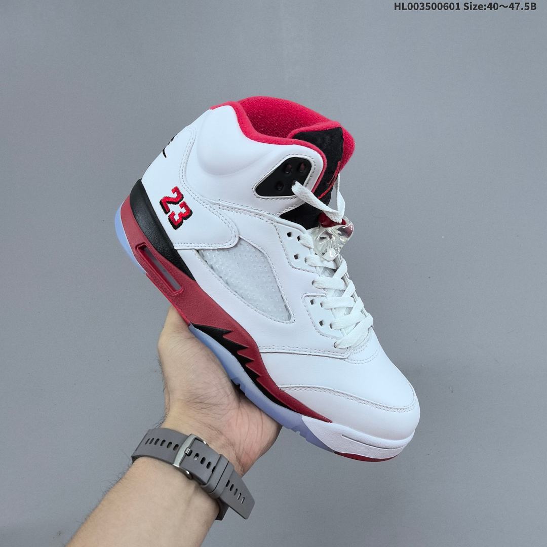 Air Jordan 5 Retro "Fire Red Black Tongue" AJ5 5 aj5 5 - foto 3