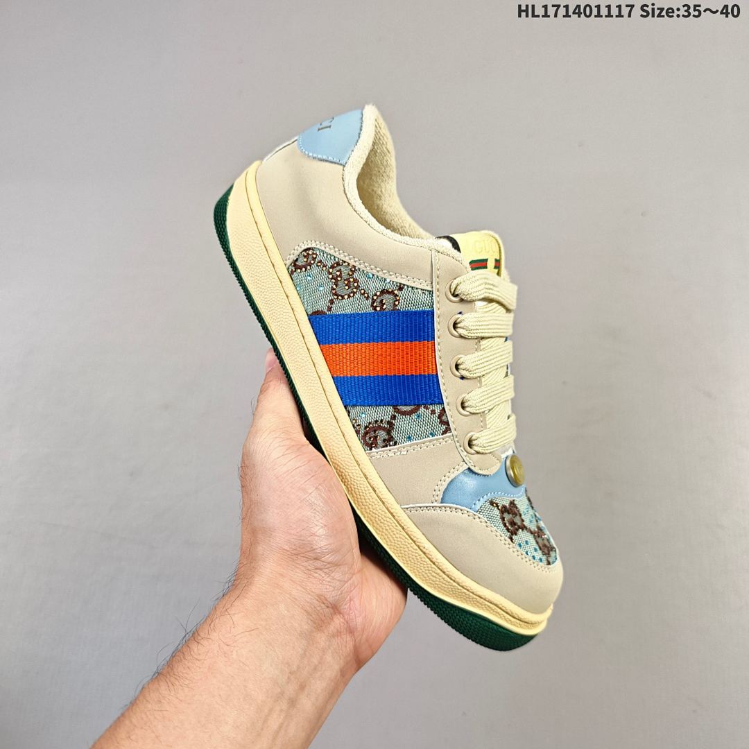 Gucci Distressed Screener sneaker HL171401117 Size - foto 7