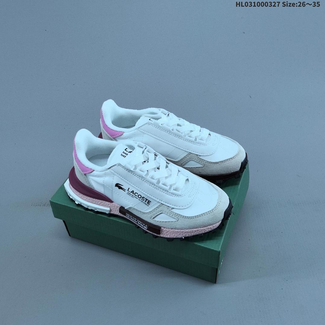 / Lacoste Men"s Leather Trainers