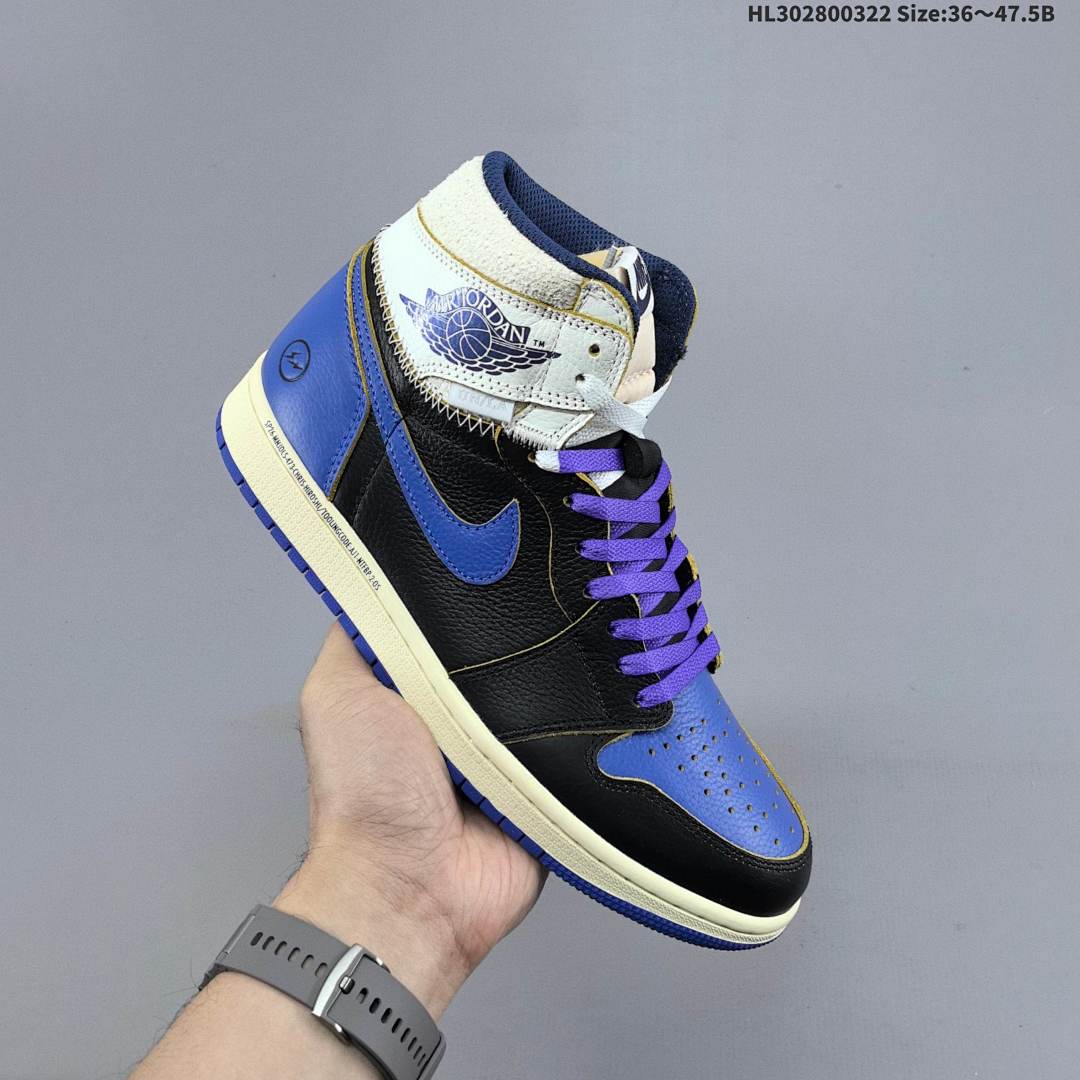 Union LA x Fragment Design x Air Jordan 1 Retro High OG "Sport Royal" A - foto 3