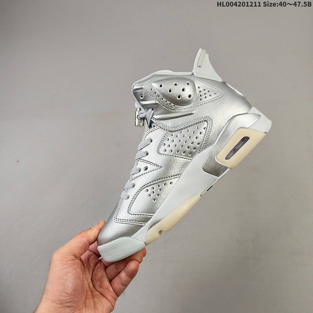 PSG x Air Jordan 6 Retro "Silver Metallic" AJ6 6 aj6 6 - foto 7