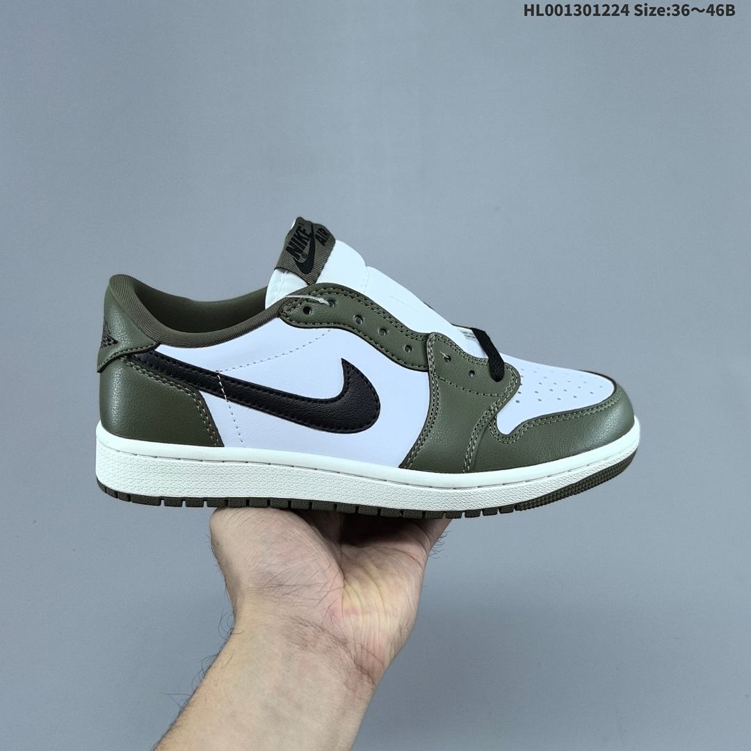 Air Jordan 1 Low OG "Medium Olive" AJ1 1 aj1 1 - foto 9