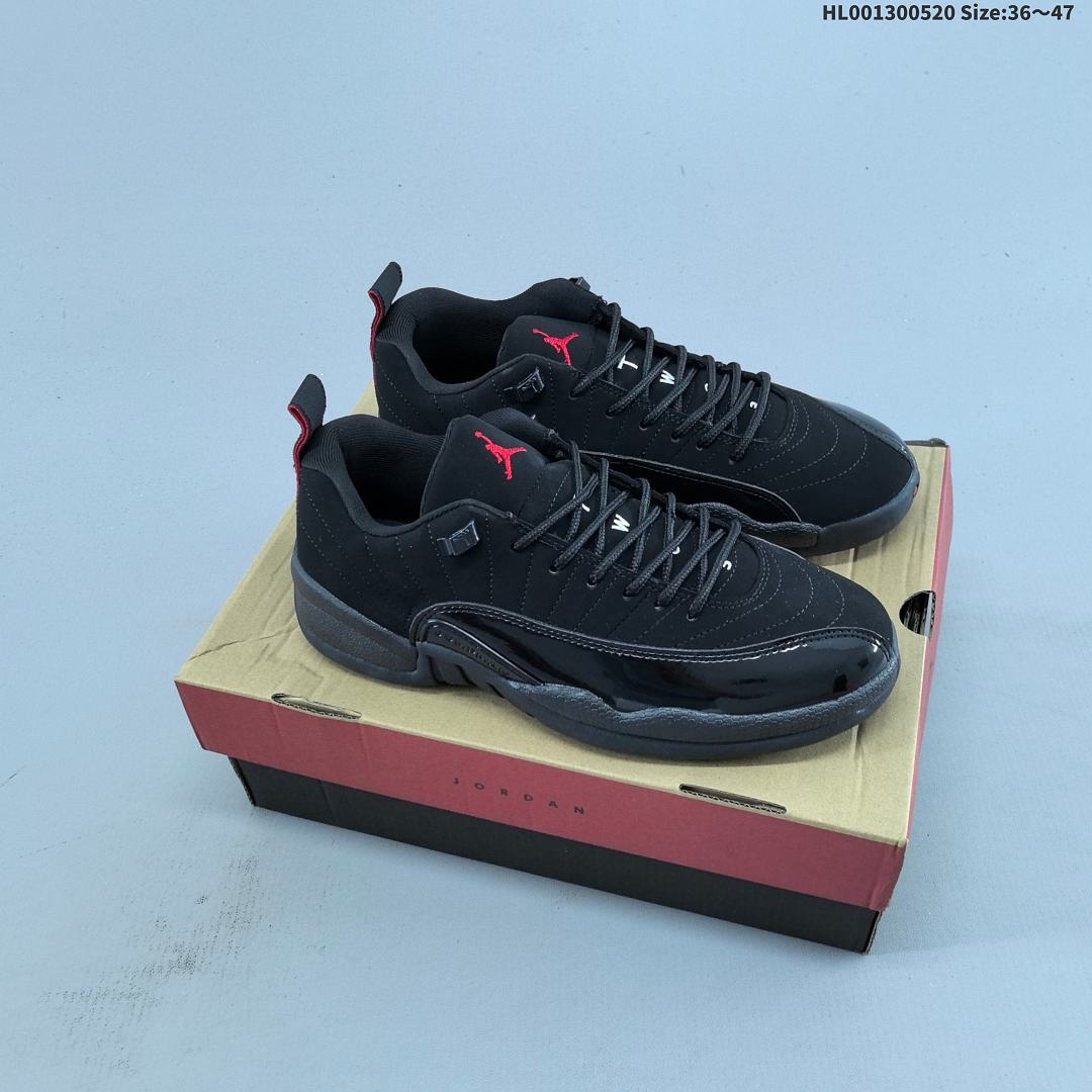 Air Jordan 12 Retro Low "Black Patent" AJ12 12 aj12 12
