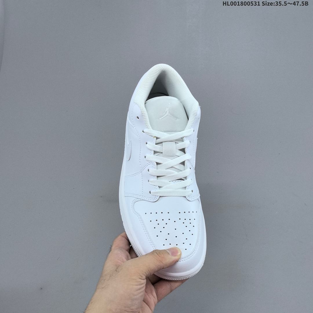 Air Jordan 1 Low "Triple White" AJ1 1 aj1 1 - foto 5