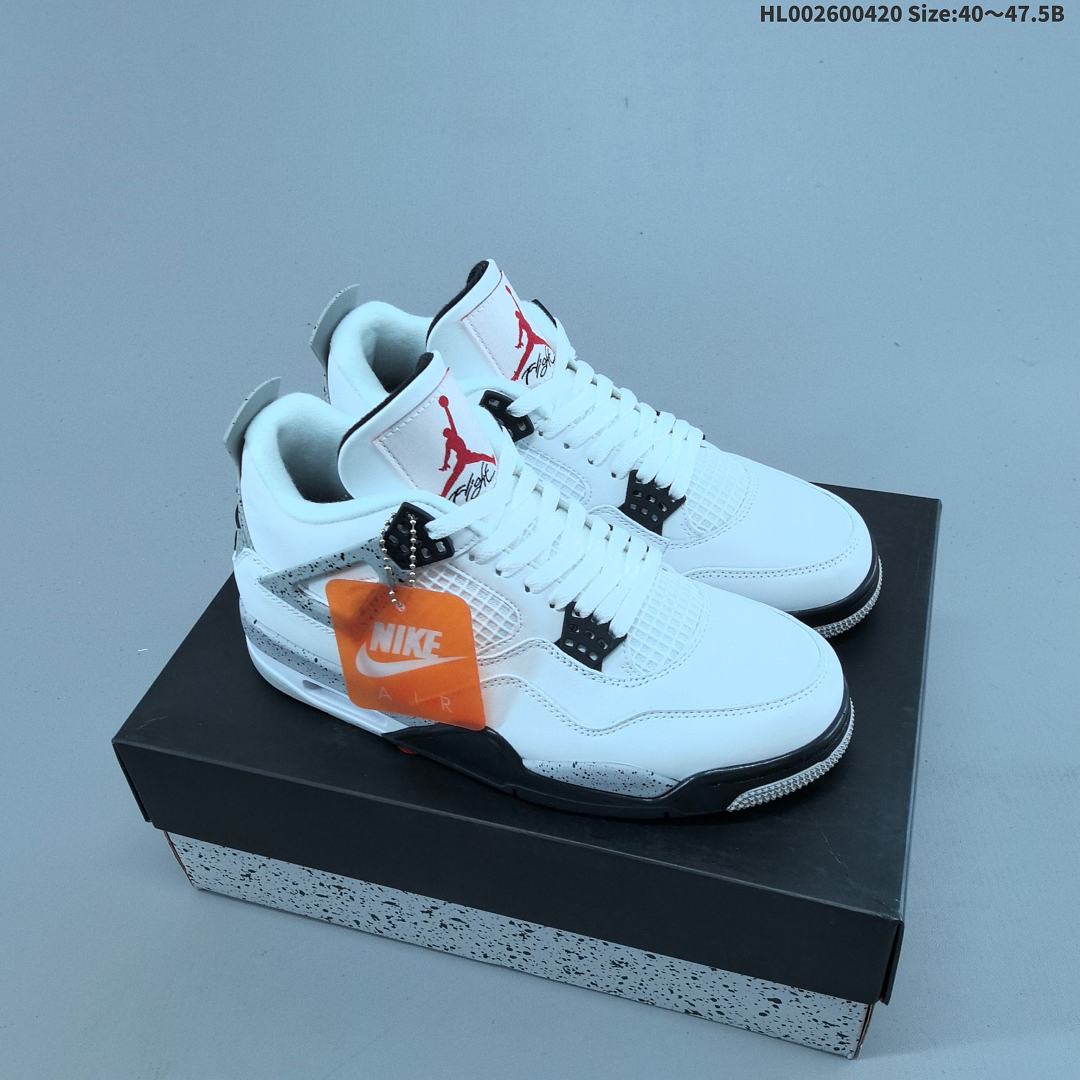 Air Jordan 4 Retro OG "Cement" AJ4 4 aj4 4