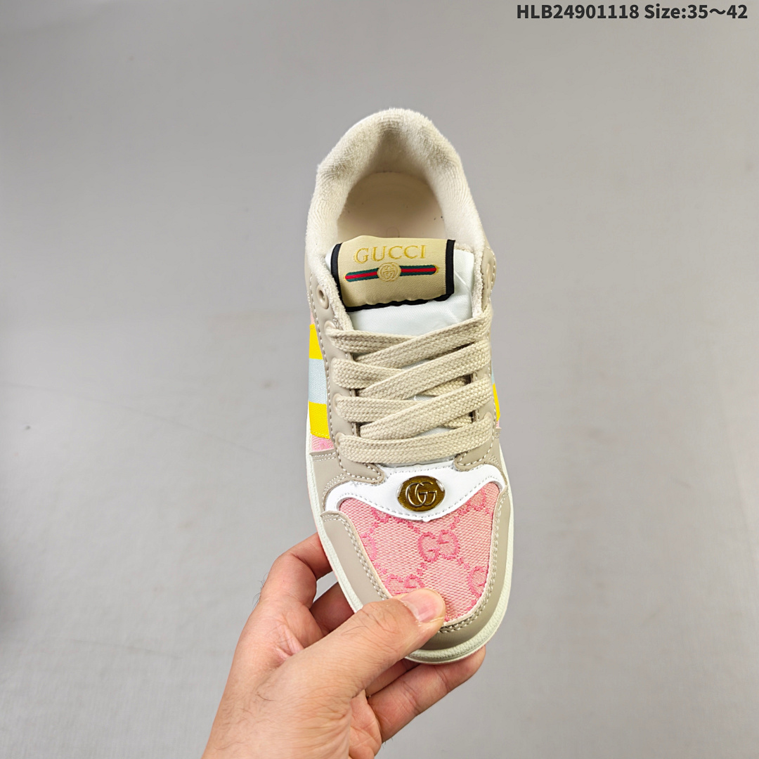 Gucci Distressed Screener sneaker Gucci HLB24901118 - foto 7