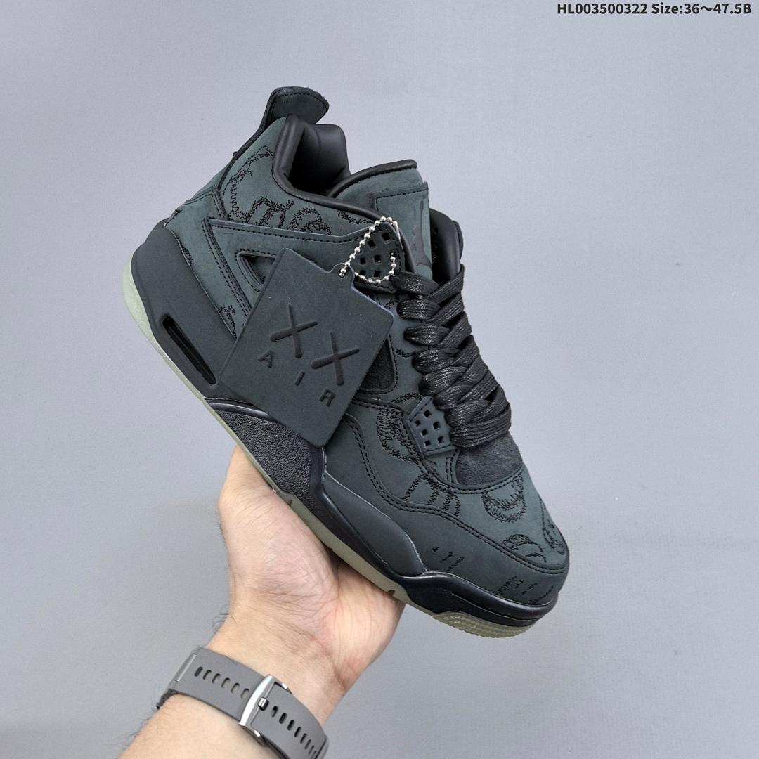 KAWS x Air Jordan 4 Retro "Kaws Black" AJ4 4 aj4 4 - foto 3