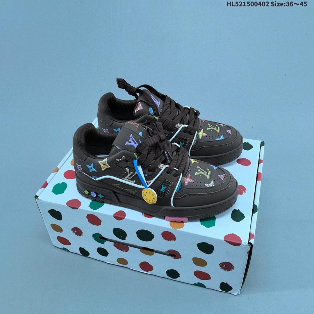 Louis Vuitton Trainer Sneaker Low LV ID Size 45 - foto 2