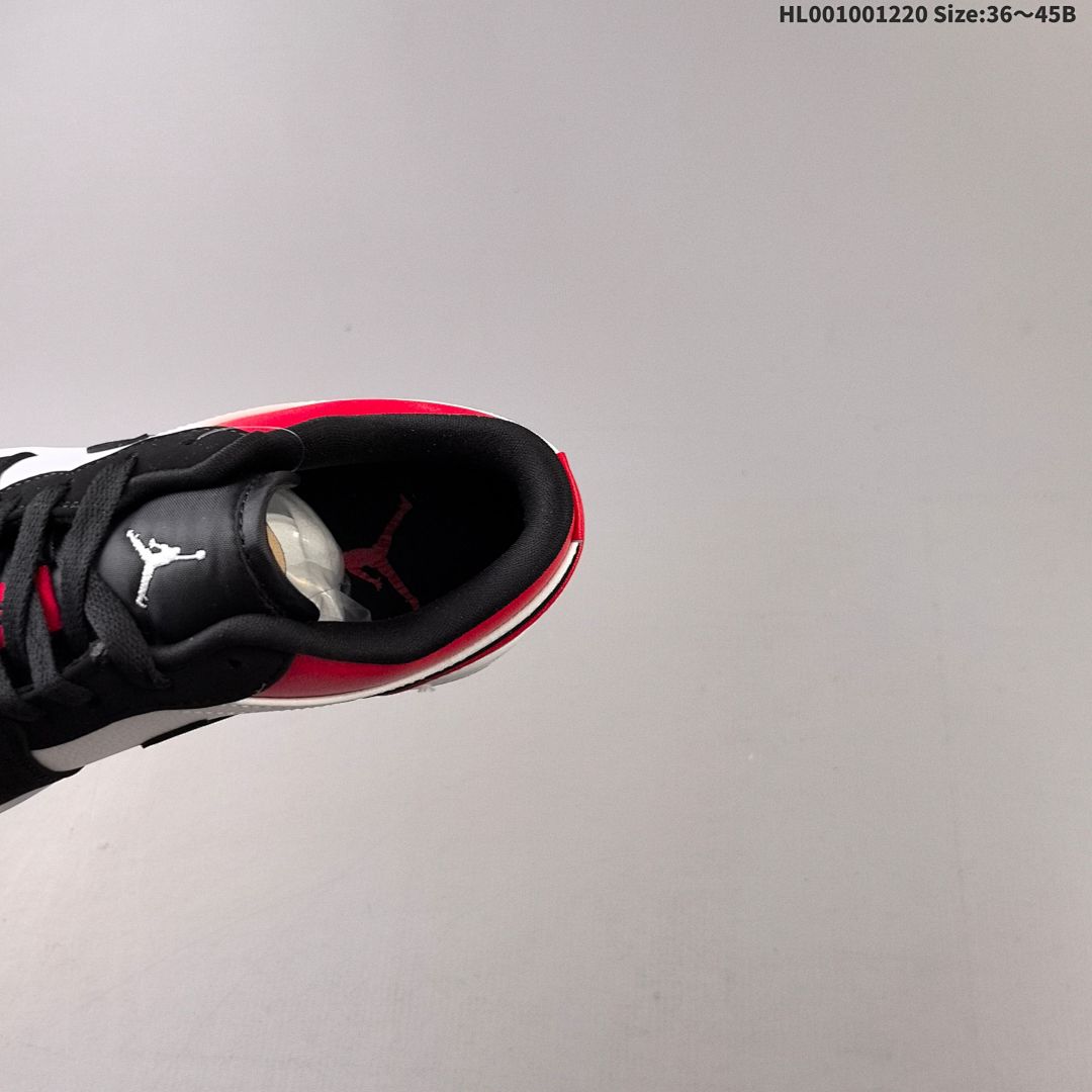 Air Jordan 1 Low "Black Toe" AJ1 1 aj1 1 - foto 2