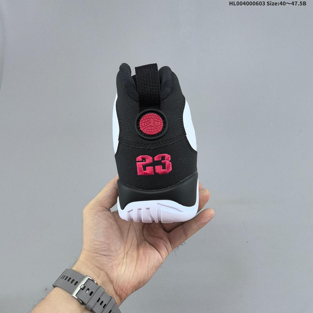 Air Jordan 9 Retro "White Black Red" AJ9 9 aj9 9 - foto 6