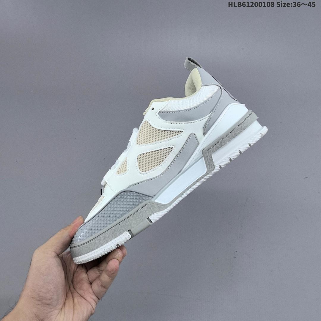 LV Louis Vuitton Trainer Sneaker Low ID Size 45 - foto 4