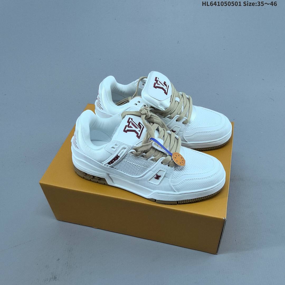 Louis Vuitton Trainer Sneaker Low LV ID Size 46 - foto 16