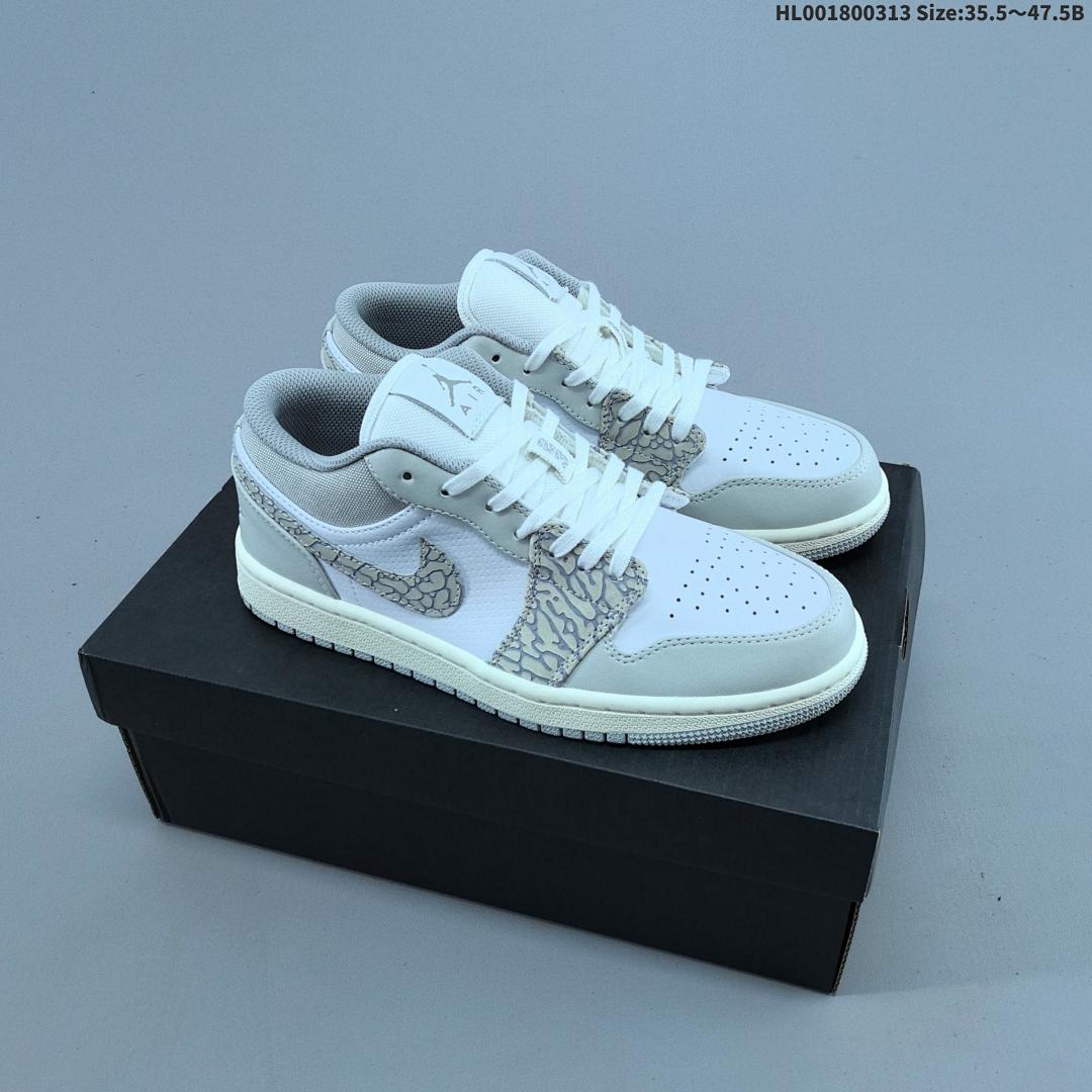 Air Jordan 1 Low PRM "Elephant Print" AJ1 1 aj1 1
