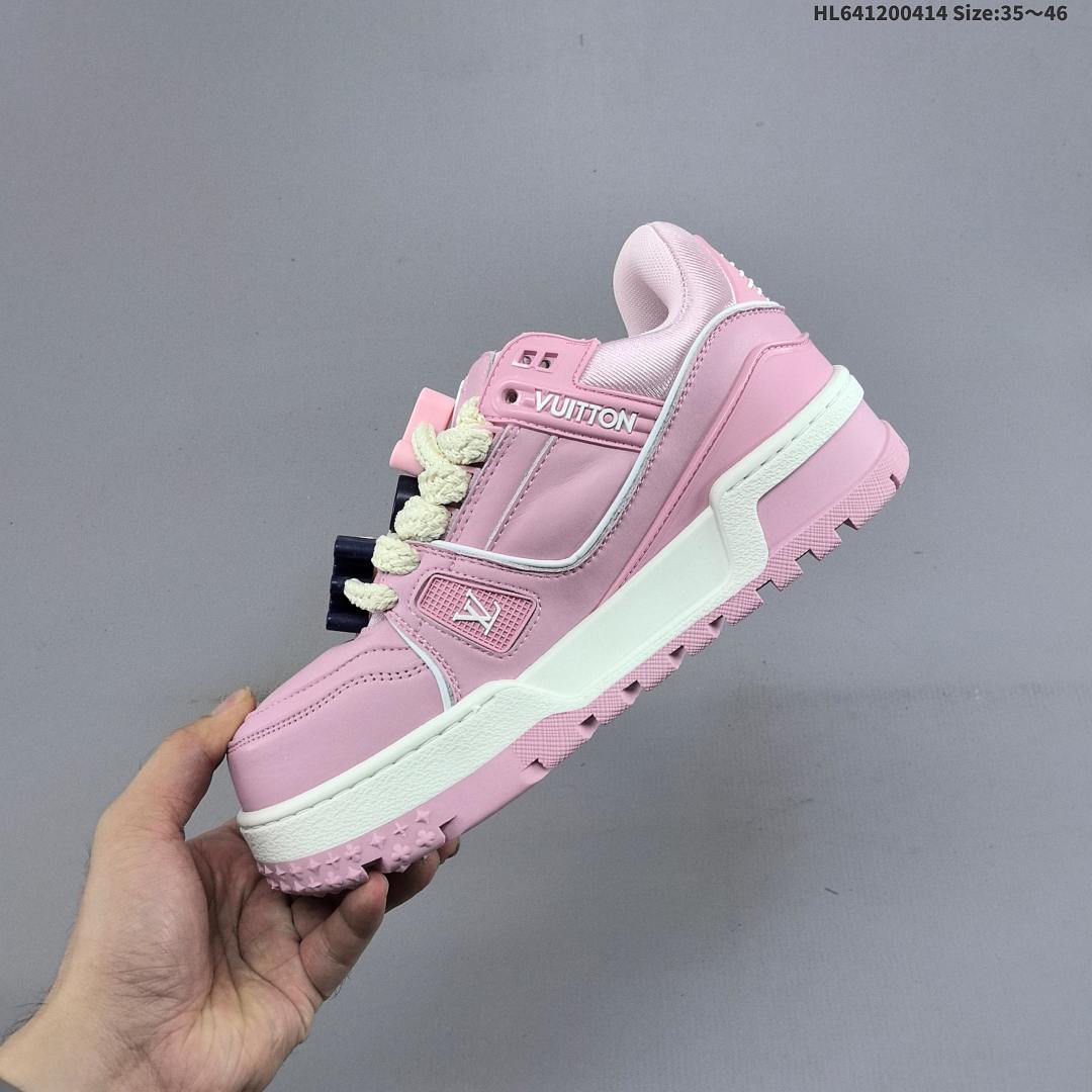 Louis Vuitton Trainer Sneaker Low LV ID Size 46 - foto 6