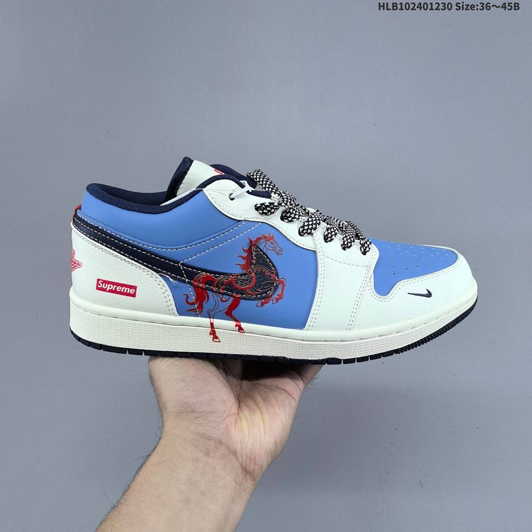 Air Jordan 1 Low "Ice Blue" AJ1 1 aj1 1 Swoosh - foto 6