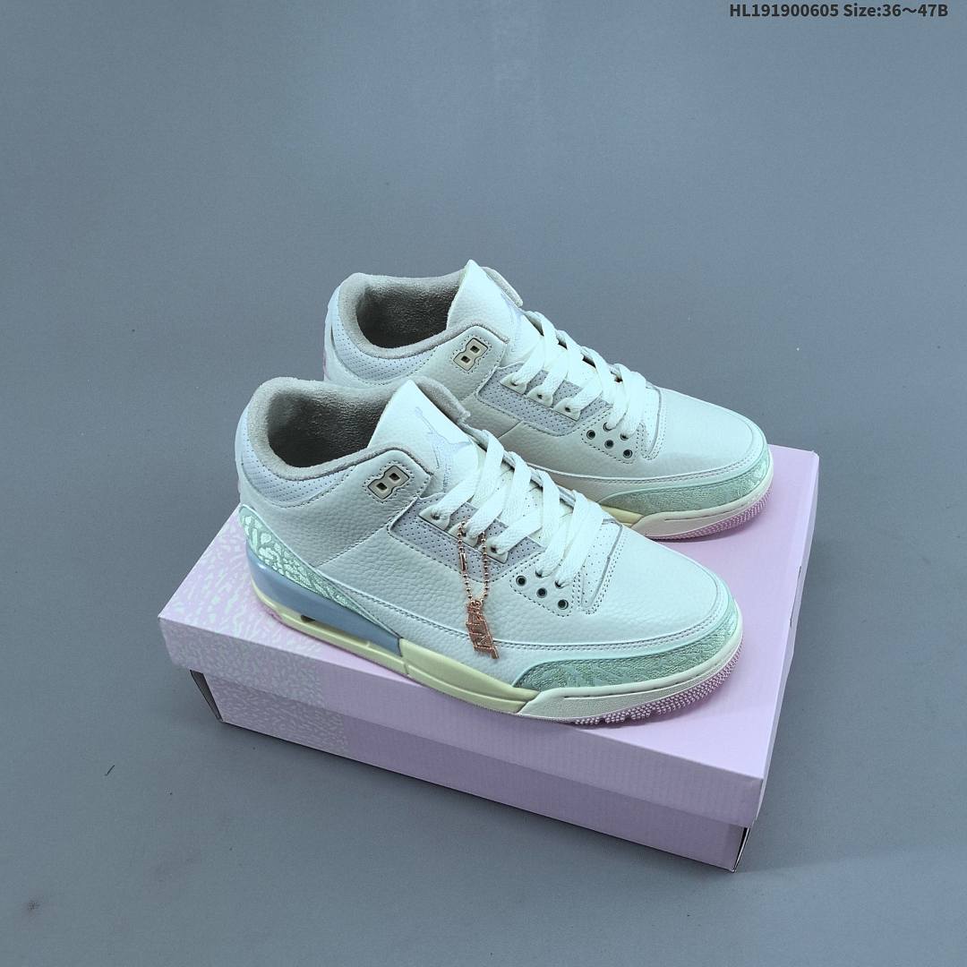 Air Jordan 3 Retro "Sail and Jade Aura" AJ3 3 aj3 3