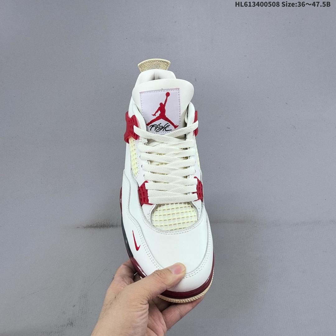 Nigel Sylvester x Air Jordan 4 "Sail Cinnabar" AJ4 4 aj4 4 - foto 5