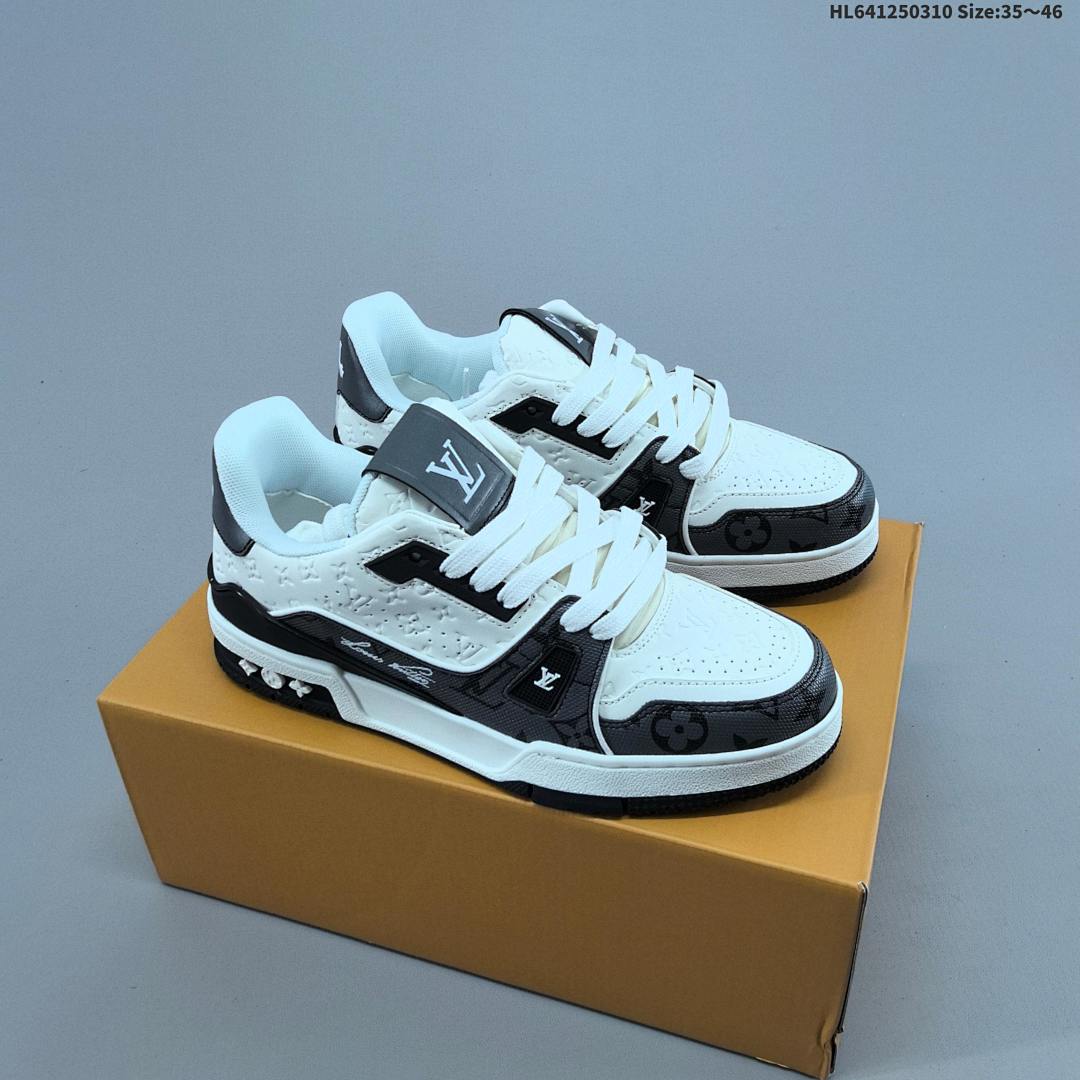 Louis Vuitton Trainer Sneaker Low LV ID Size 46 - foto 2