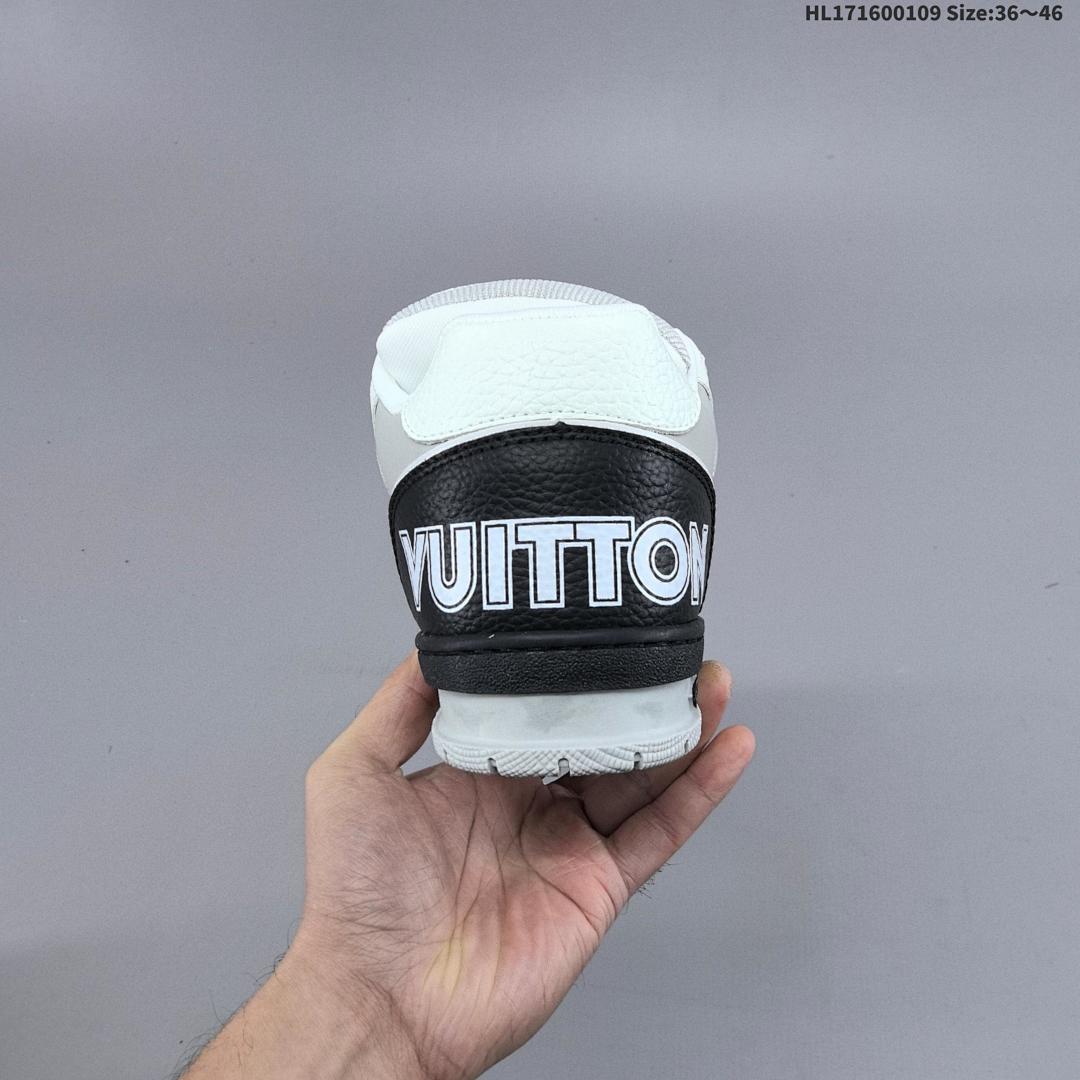 LV Louis Vuitton Trainer Sneaker Low ID Size 46 - foto 5