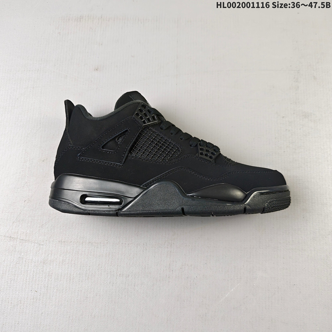 Air Jordan 4 Retro "Black Cat" AJ4 4 aj4 4